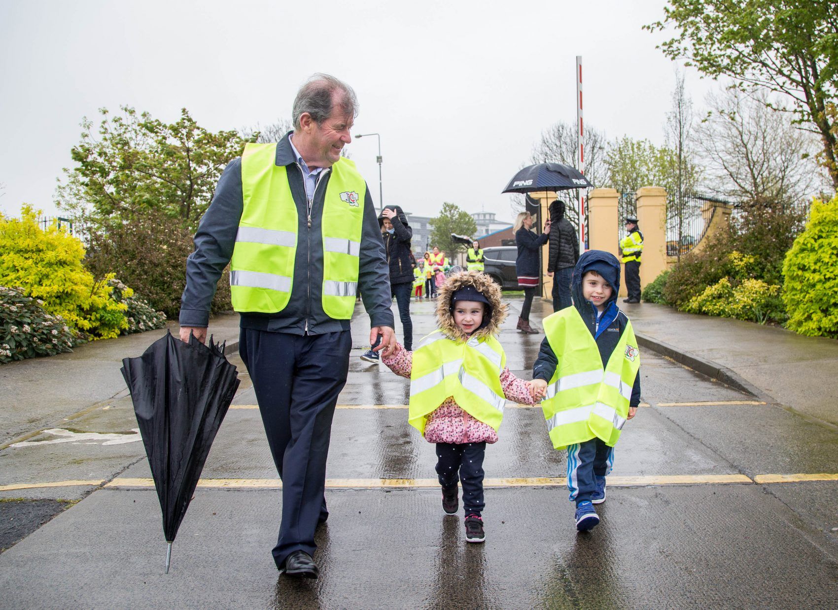 14.04.2017. REPRO FREE
Europe’s biggest ever one-day clean-up took place in Limerick today, Friday 14 April. Over 16,500 people took to the streets of Limerick city and county to take part in the occasion.
Pictured taking part in the Team Limerick Clean-Up at Janesboro were, JP McManus, Sophie Glasheen and Robbie Woodland. Picture: Alan Place.